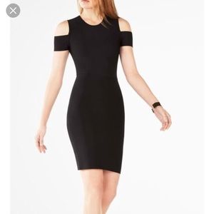 Bcbgmaxazria Monicka Cutout Shoulder Dress